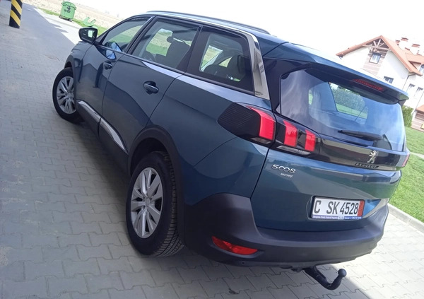 Peugeot 5008 cena 59900 przebieg: 176485, rok produkcji 2017 z Gniezno małe 596